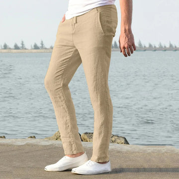 Riviera Cotton and Linen Trousers